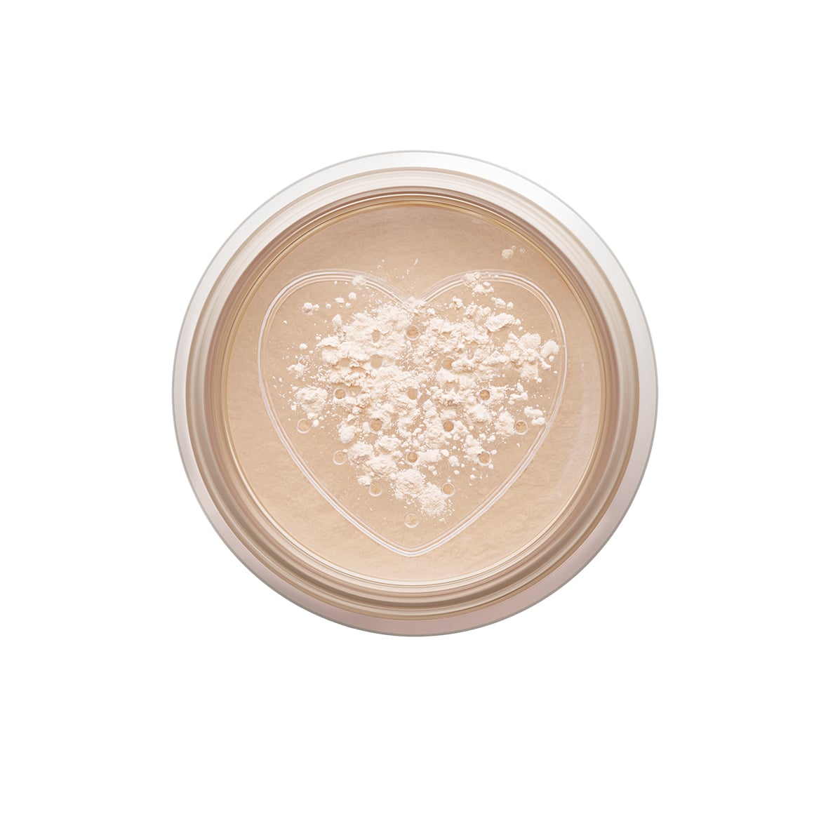 Two faced setting powder clearance