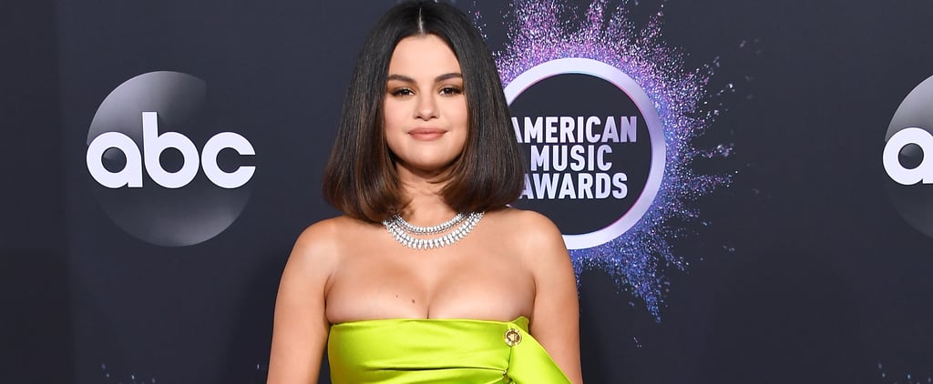 Selena Gomez's Lime Green Versace Dress at the AMAs