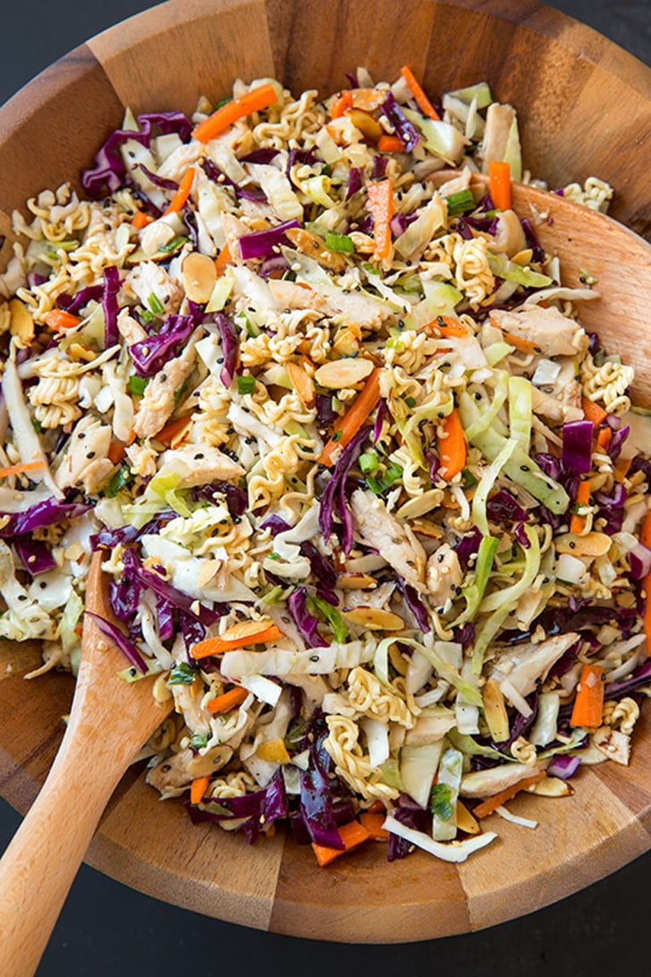 Chopped Chicken Salad With Crunchy Ramen Noodles