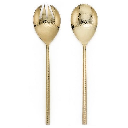 Stainless Steel Gold Serving Spoons
