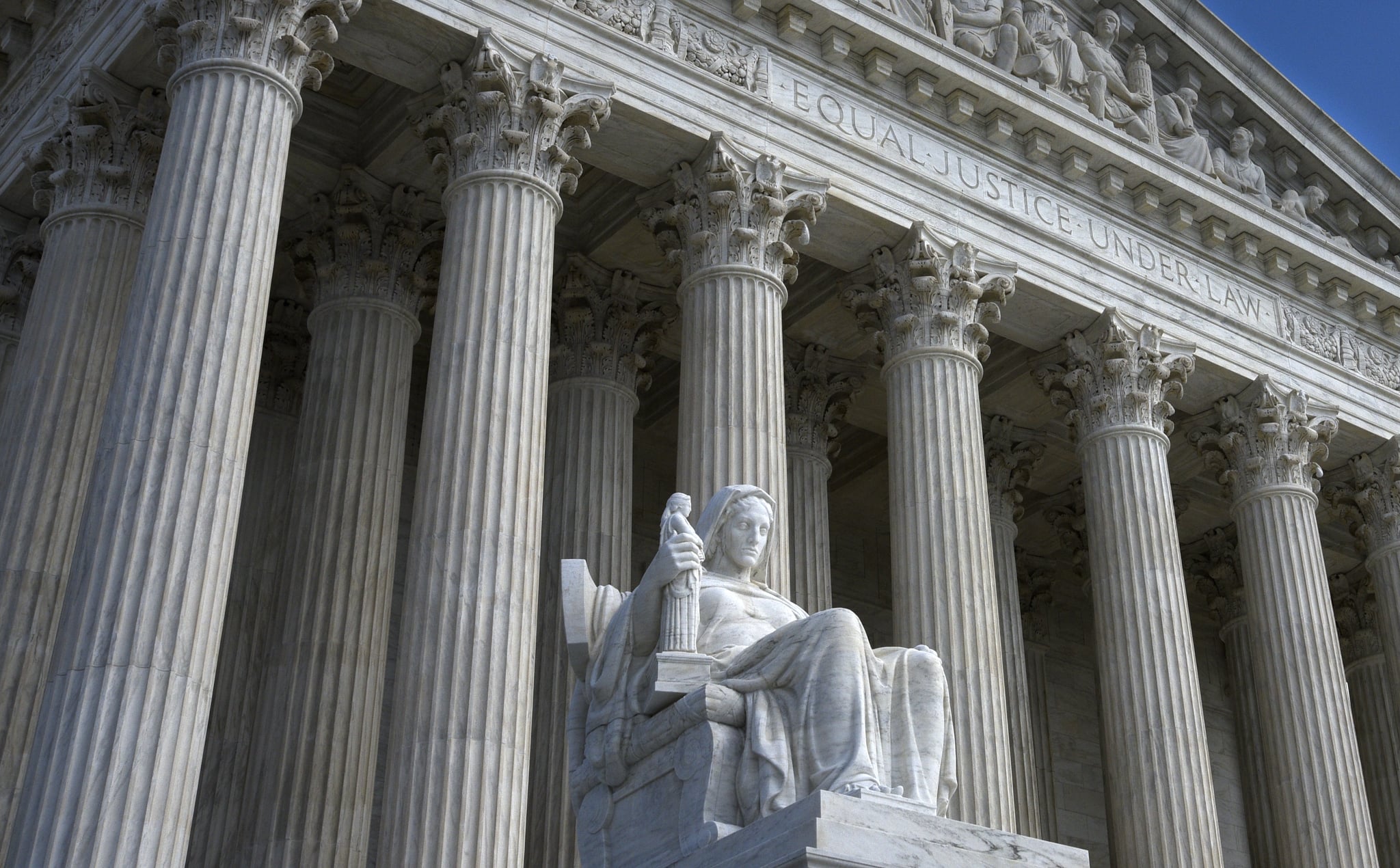 WASHINGTON, D.C. - APRIL 19, 2018:  The U.S. Supreme Court Building in Washington, D.C., is the seat of the Supreme Court of the United States and the Judicial Branch of government. (Photo by Robert Alexander/Getty Images)