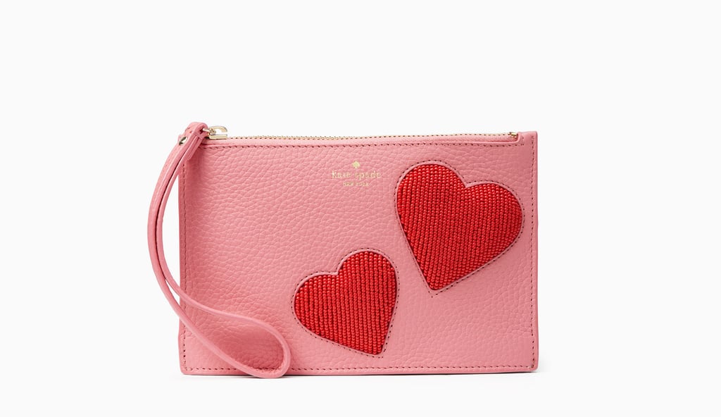 Kate Spade On Purpose Heart Mini Leather Wristlet | Kate Spade Valentine's Day Collection ...