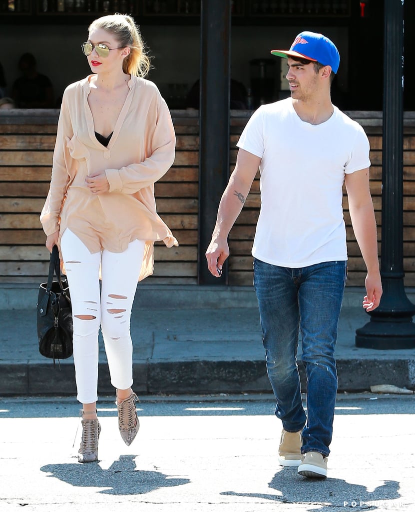 Taylor Swift and Calvin Harris After Jaime King Baby Shower