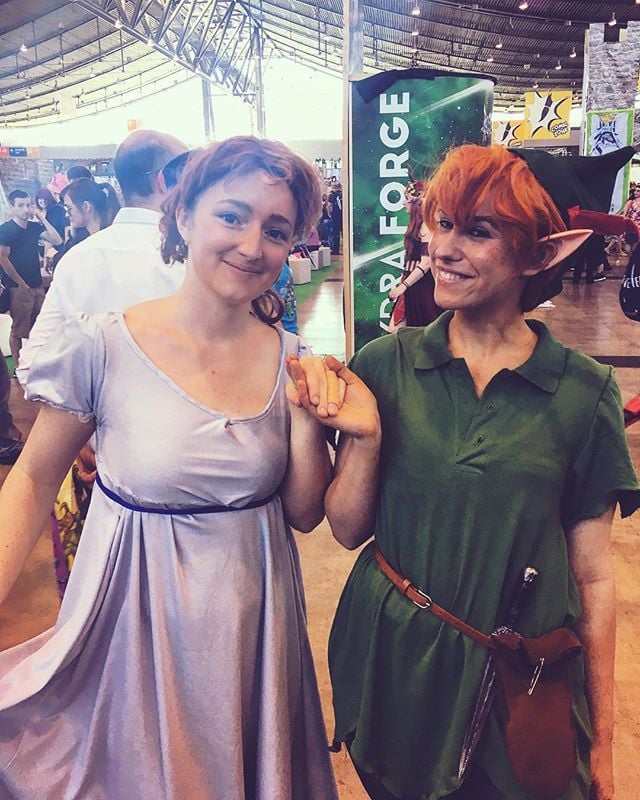 Peter Pan and Wendy | Cheap DIY Couples Halloween Costumes | POPSUGAR ...