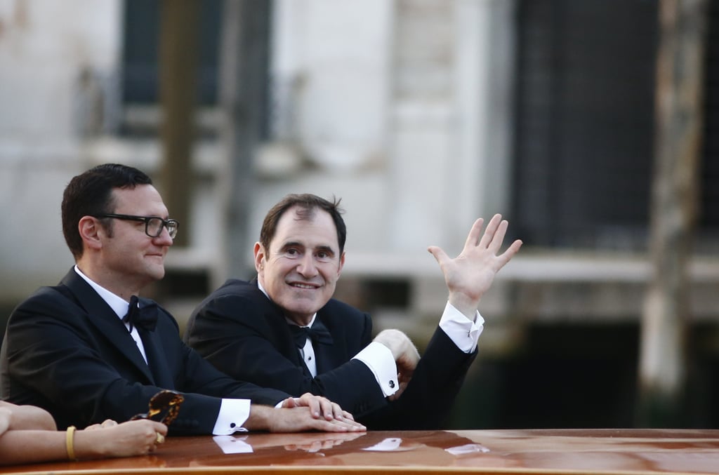 Richard Kind waved to fans.