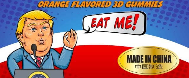 IT'SUGAR 3D-Printed Trump Gummies
