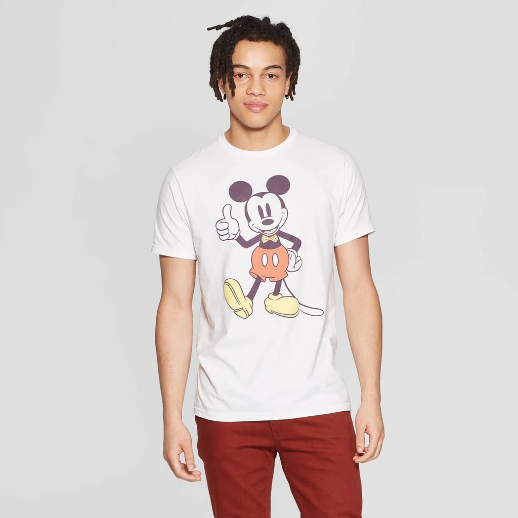 Men's Mickey Mouse Short Sleeve Crewneck Graphic T-Shirt