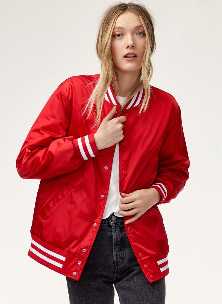 Tna Sheargold Bomber | Comfortable Clothes at Aritzia | POPSUGAR ...