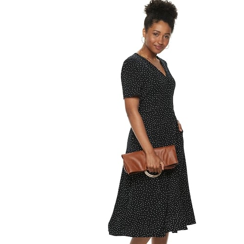 POPSUGAR Button-Up Midi Dress