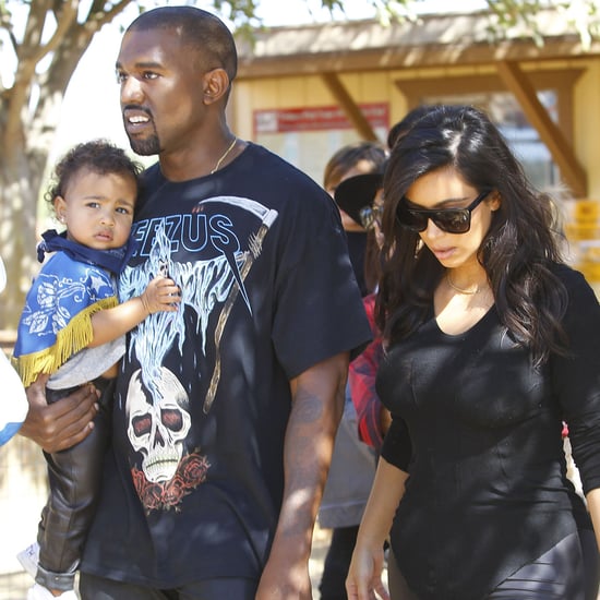 Kim Kardashian and North West at a Pumpkin Patch | Photos