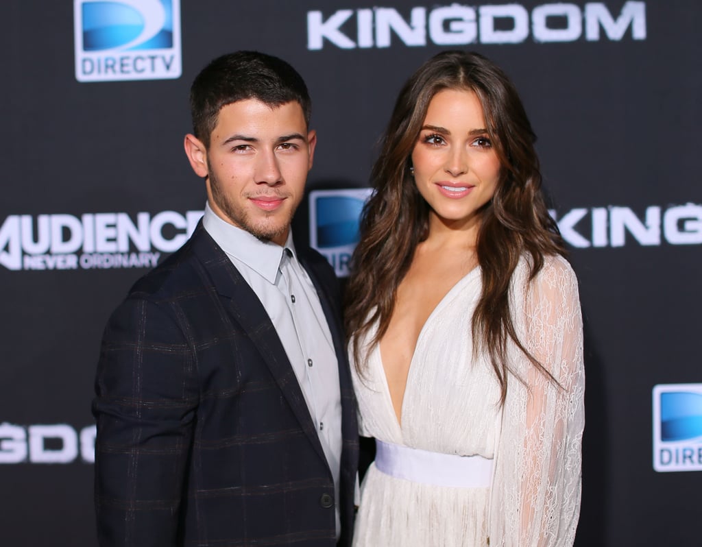 Nick Jonas walked the red carpet at the premiere of his show Kingdom with his girlfriend, Olivia Culpo, in Venice, CA, on Wednesday.