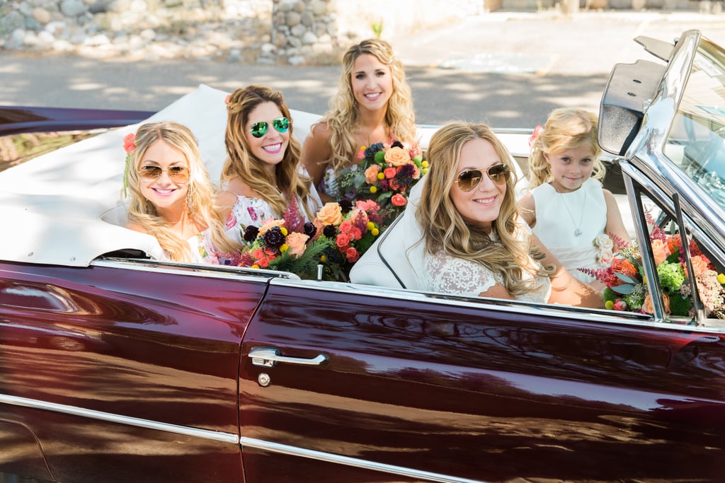 Colorful Lake Tahoe Wedding