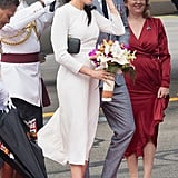 Meghan Markle Zimmerman Dress Australia Tour October 2018