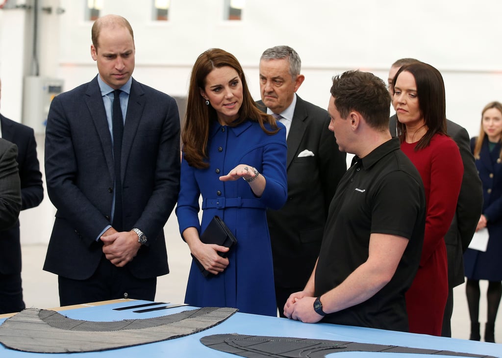 Prince William and Kate Middleton in South Yorkshire 2018