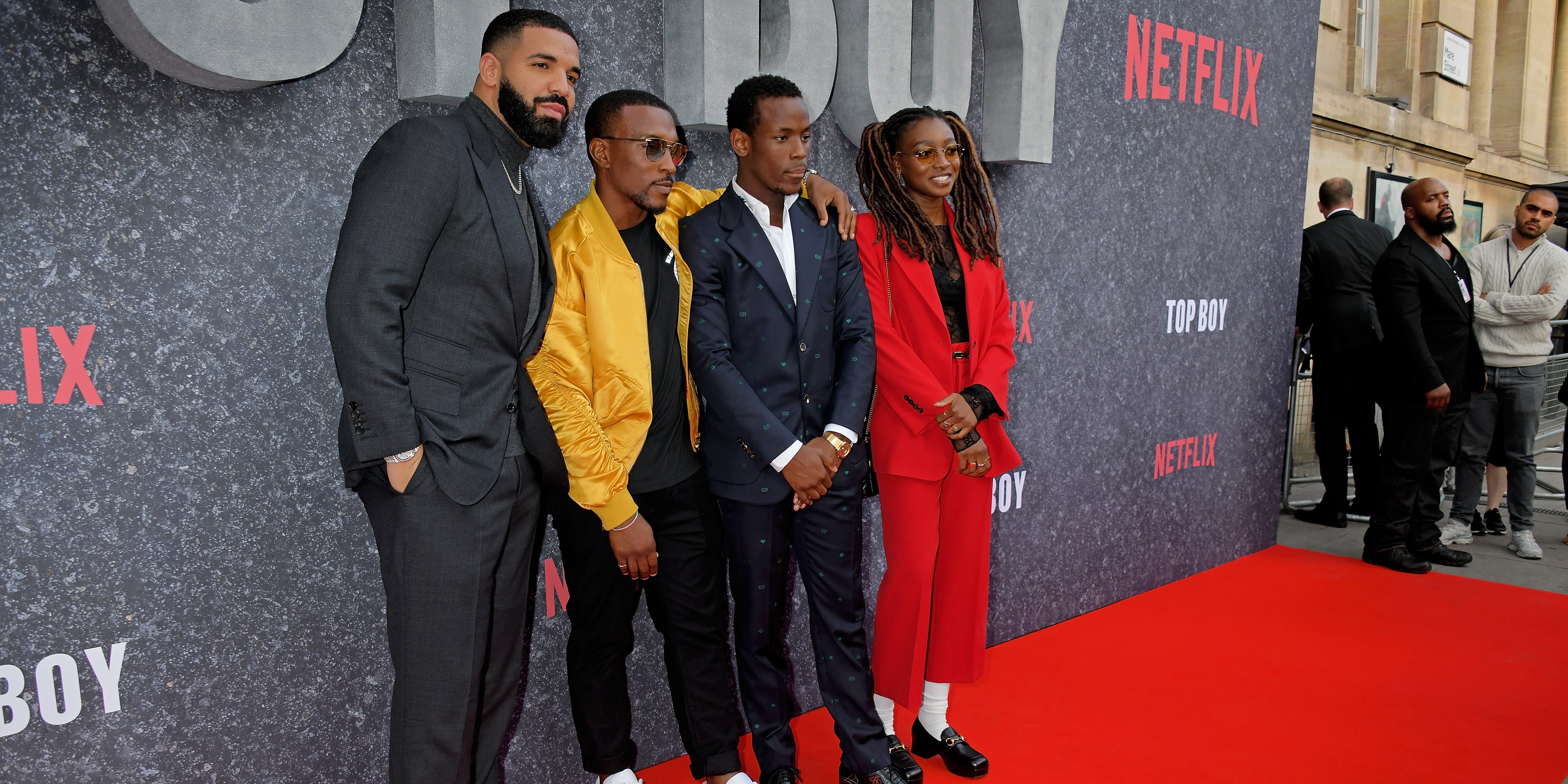 Drake and the Top Boy Cast at London Premiere 2019 Photos POPSUGAR Celebrity