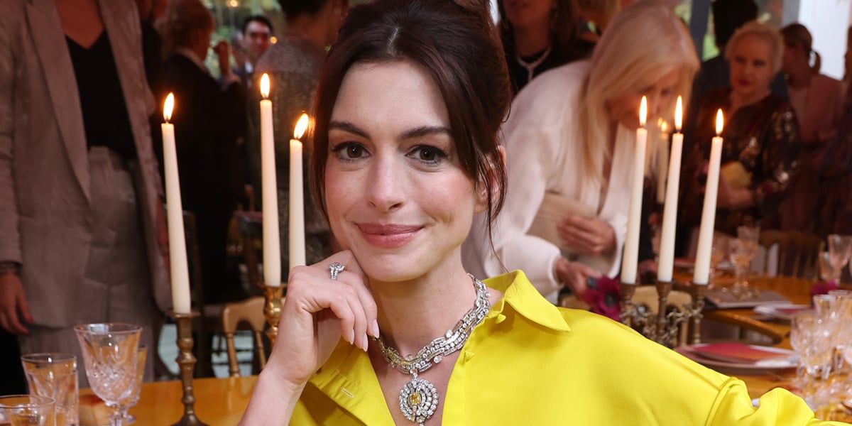 Anne Hathaway in Valentino at Bulgari High Jewelry Gala: Photos – WWD