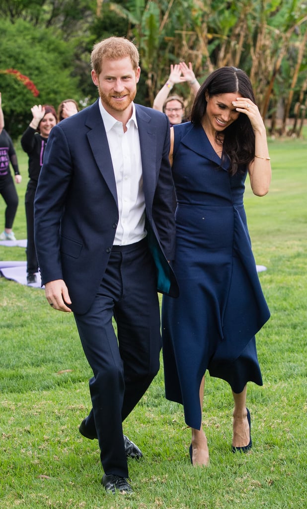 Meghan Markle Wears Dion Lee Dress October 2018