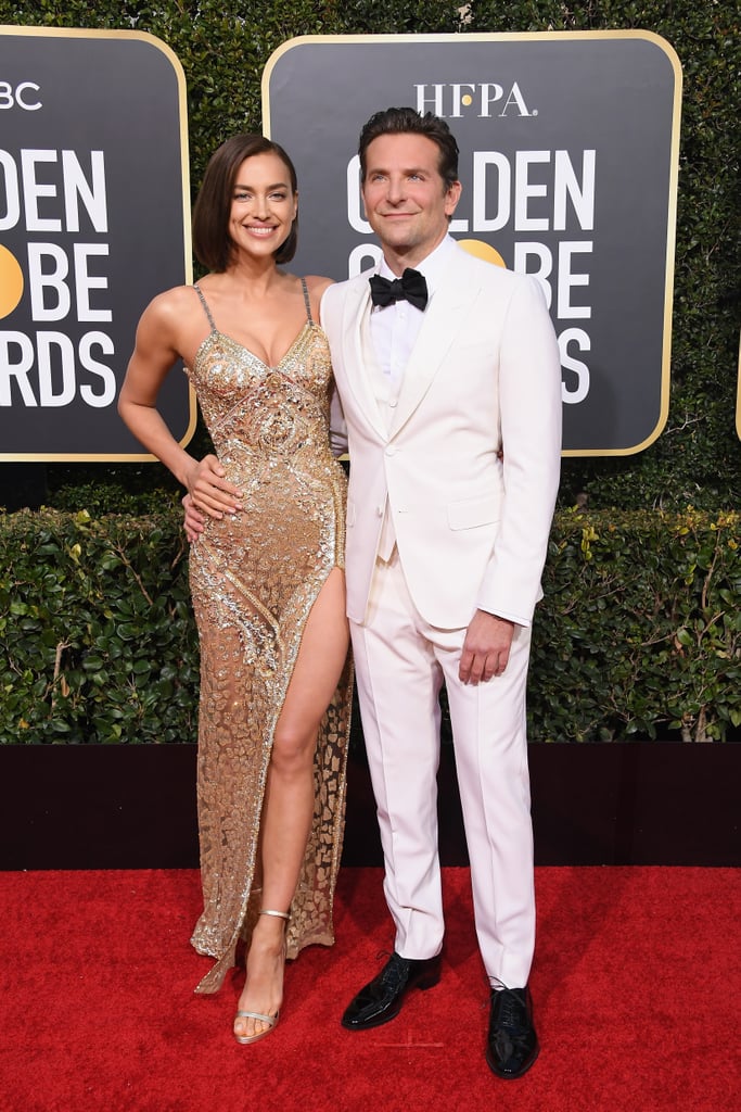 Bradley Cooper and Irina Shayk at the 2019 Golden Globes