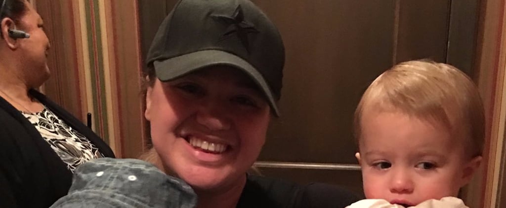 Kelly Clarkson and Her Kids at Disney World November 2016