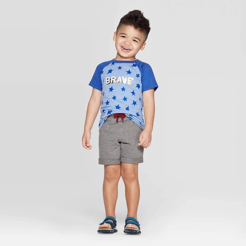 Toddler 2-Piece Raglan T-Shirt and Shorts Set