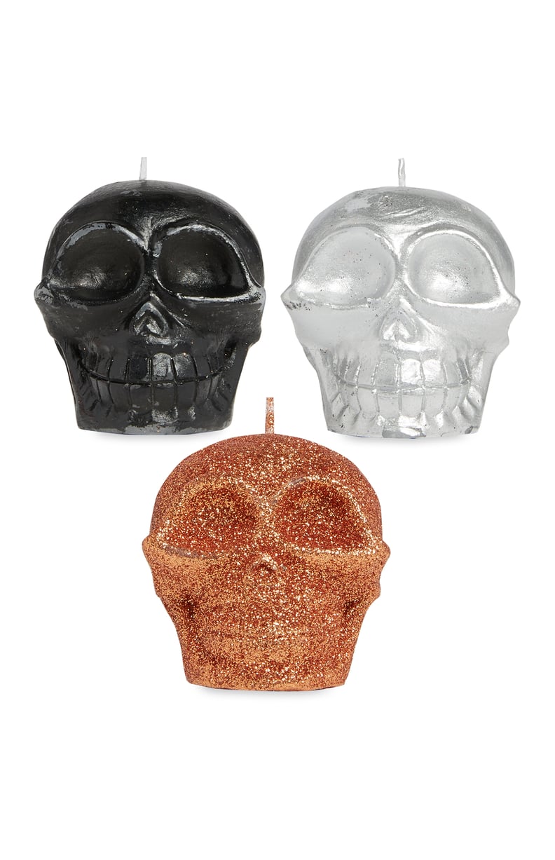 Skull-Shaped Candles ($2)