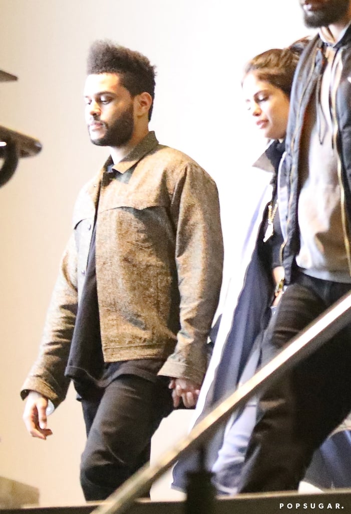 Selena Gomez and The Weeknd Holding Hands January 2017