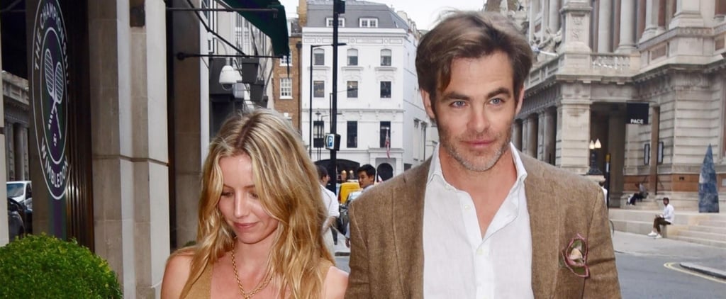 Chris Pine and Annabelle Wallis in London July 2018