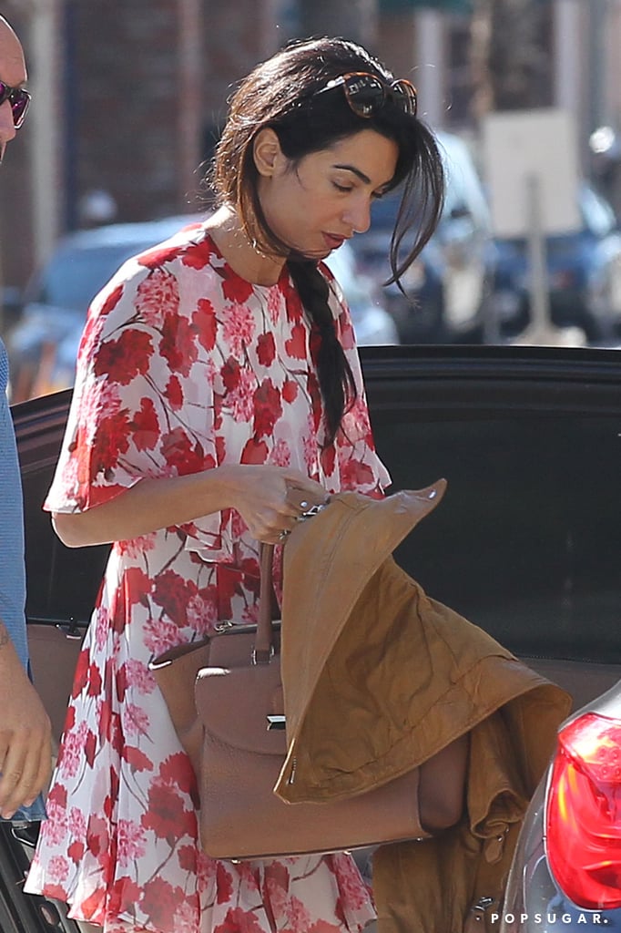 Amal Alamuddin Running Errands in LA January 2015