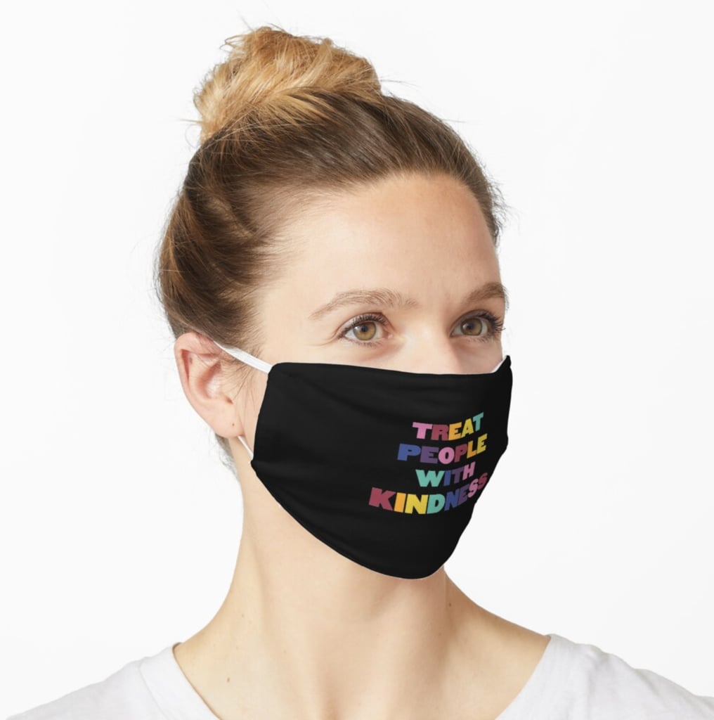 Rainbow "Treat People With Kindness" Face Mask