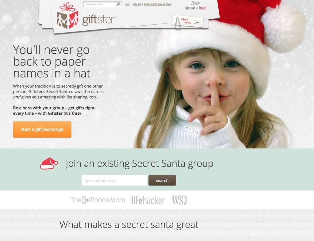 Secret Santa Picker: Giftster