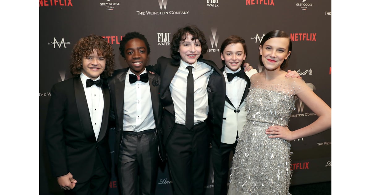Stranger Things Cast at the 2017 Golden Globes | POPSUGAR ...