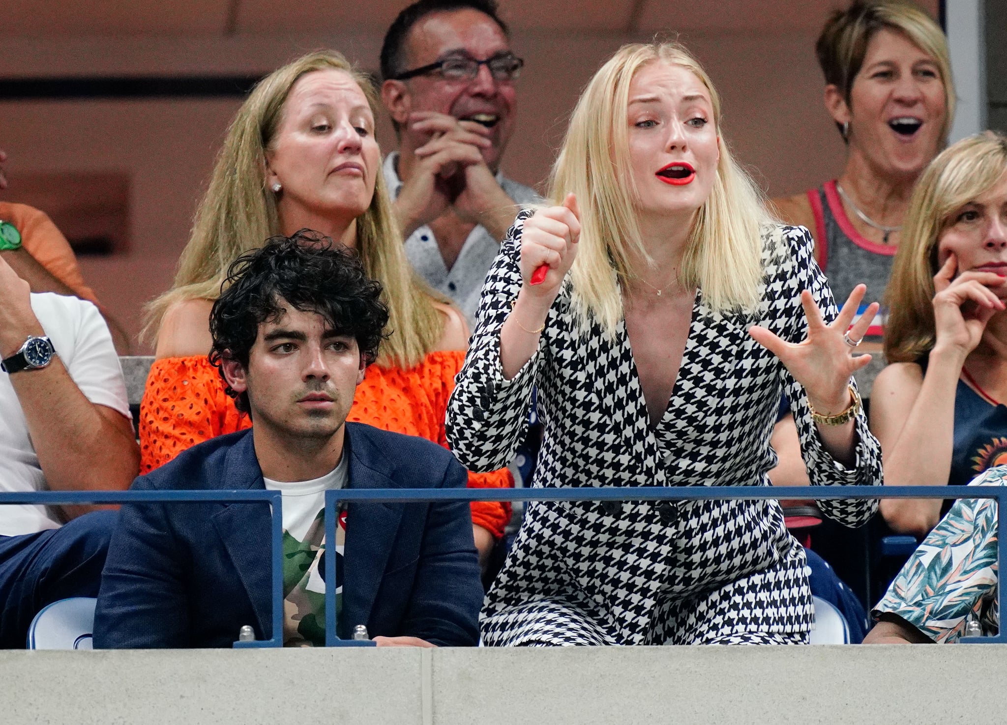 Joe Jonas and Sophie Turner Show PDA at 2018 U.S. Open