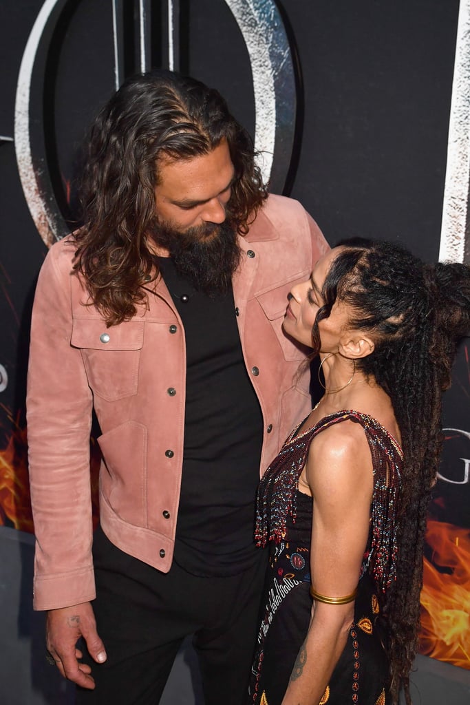 Jason Momoa and Lisa Bonet at the Game of Thrones Season 8 Premiere in April 2019