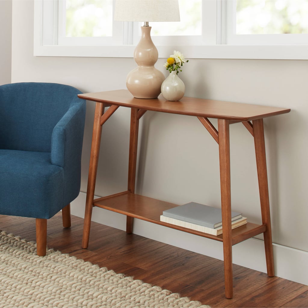 A Midcentury Console Table: Better Homes and Gardens Reed Mid Century Modern Console Table