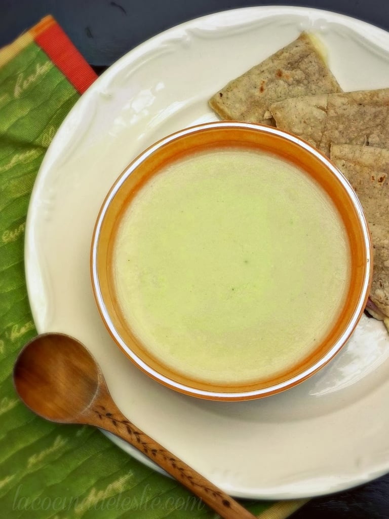 This crema de chayote, a squash-like vegetable, will envelop you with its rich flavor.