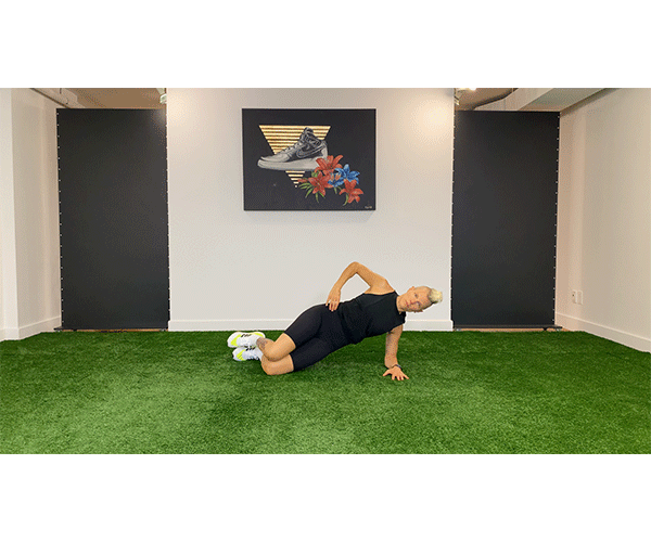 Clamshell to KneeSupported Side Plank 30Minute AtHome Ab and Butt