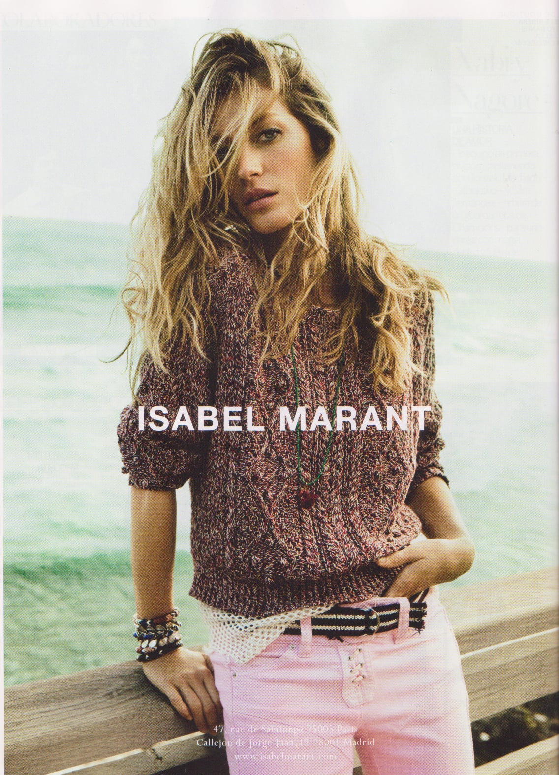 Gisele Bundchen For Isabel Marant Gisele Bundchen For Isabel Marant A Nude Freja Beha Erichsen For Chanel Plus More Of The Latest Spring 2011 Ad Campaign Images Popsugar Fashion Photo 26