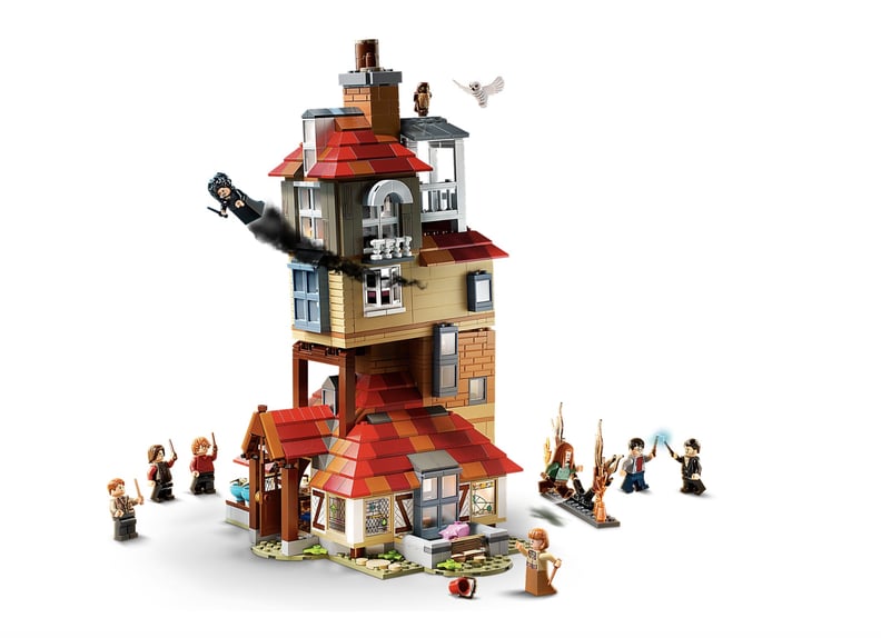The Built-Out Lego Harry Potter Attack on the Burrow Set