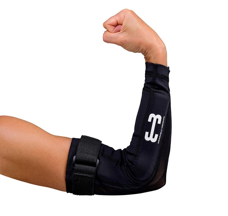 Wearable Weights Weighted Black Workout Compression Arm ...