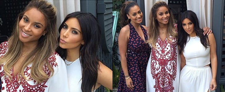Kim Kardashian at Ciara's Baby Shower | Pictures