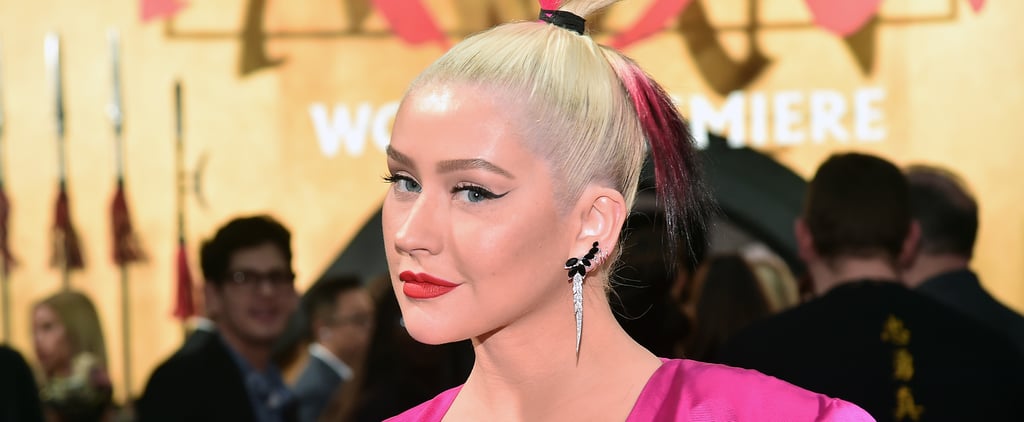 Christina Aguilera's Red Hair in "Pa' Mis Muchachas" Video
