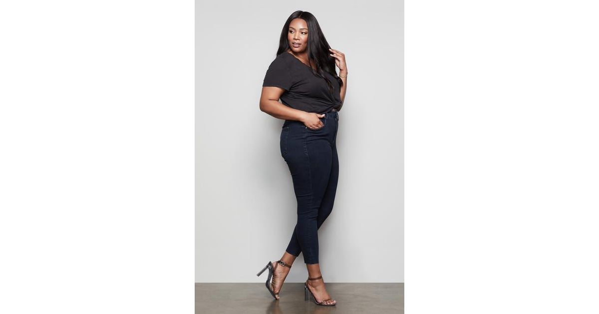pix Good American Good Legs Crop Raw Edge popsugar