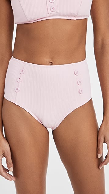 High Waist Button Bottom