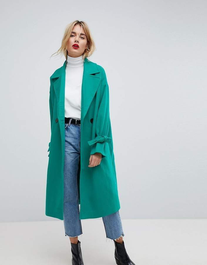 Vero Moda Coat With Sleeve Detail