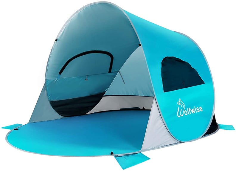 A Pop-Up Tent: WolfWise UPF 50+ Pop Up Beach Tent