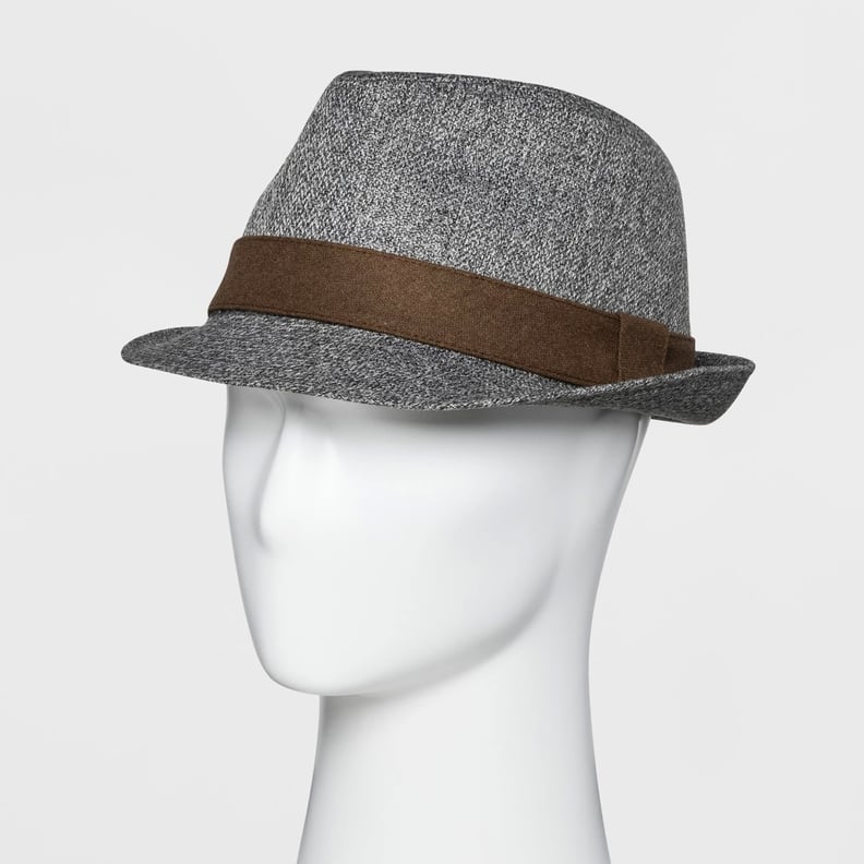 Men's Textured Band Fedora