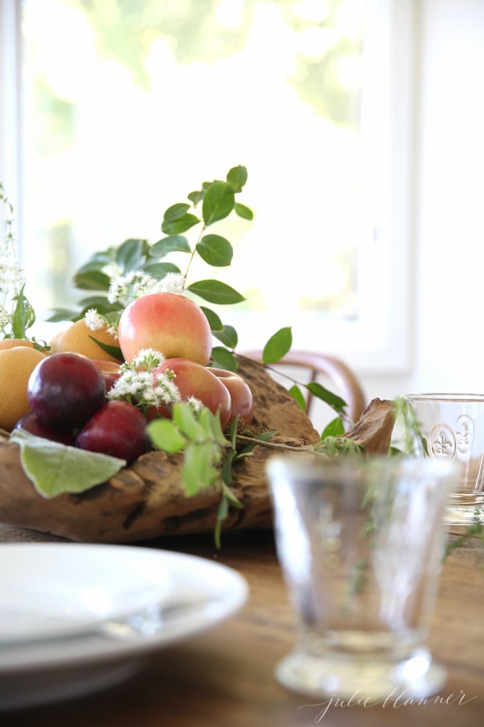 Turn Fruits and Vegetables Into Decor