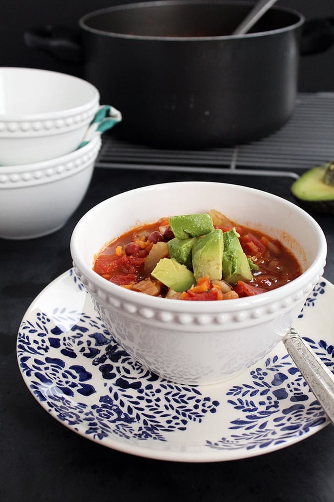 Sweet Potato Rice and Bean Chili