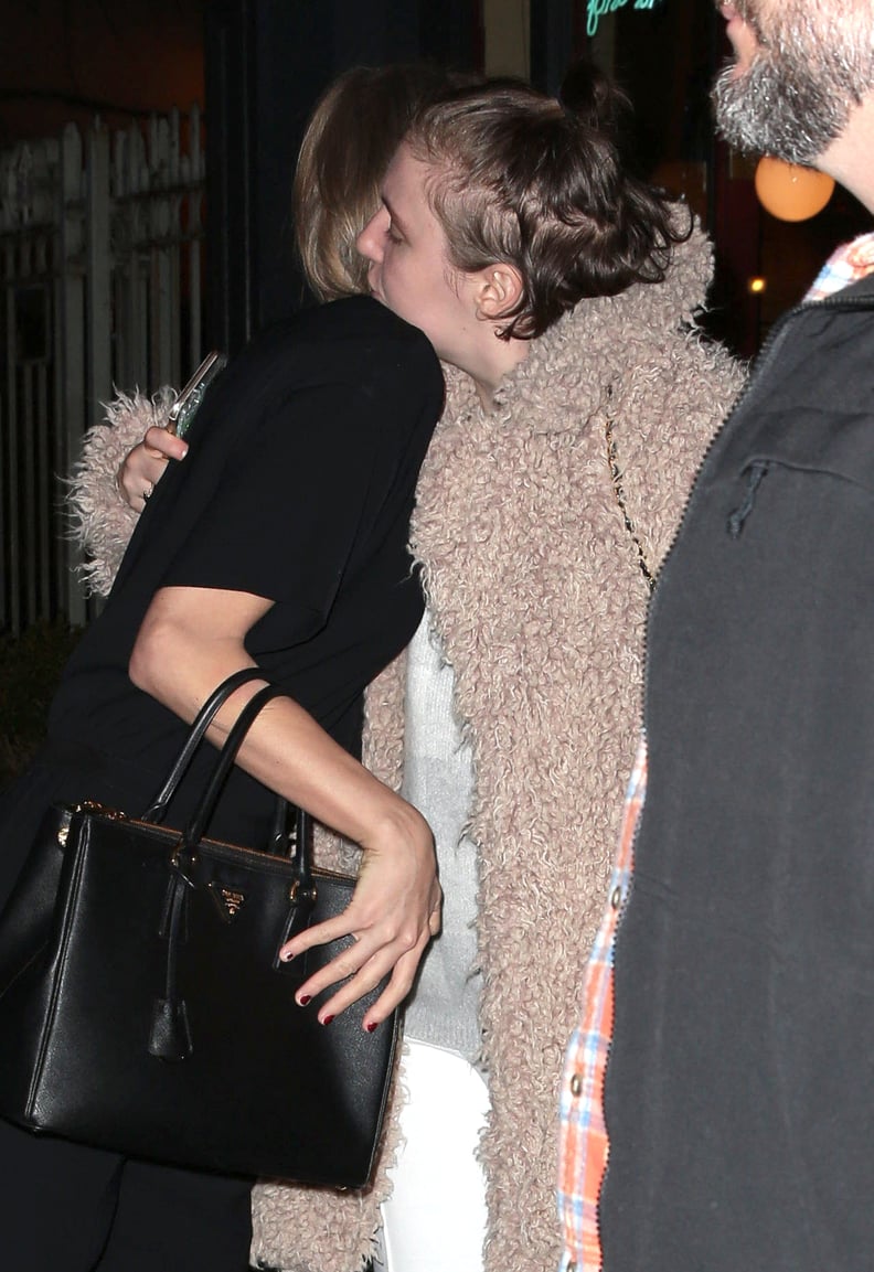 Taylor Swift and Lena Dunham have dinner at Blue Ribbon Brasserie