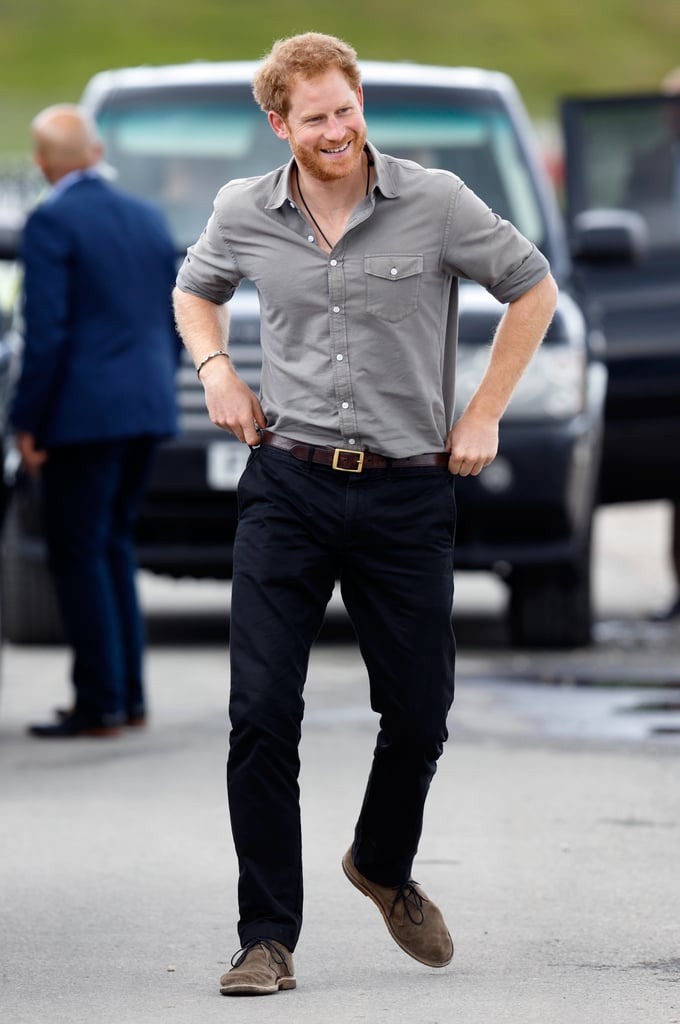 Prince Harry Visits Kids in England July 2016